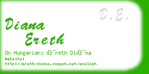 diana ereth business card